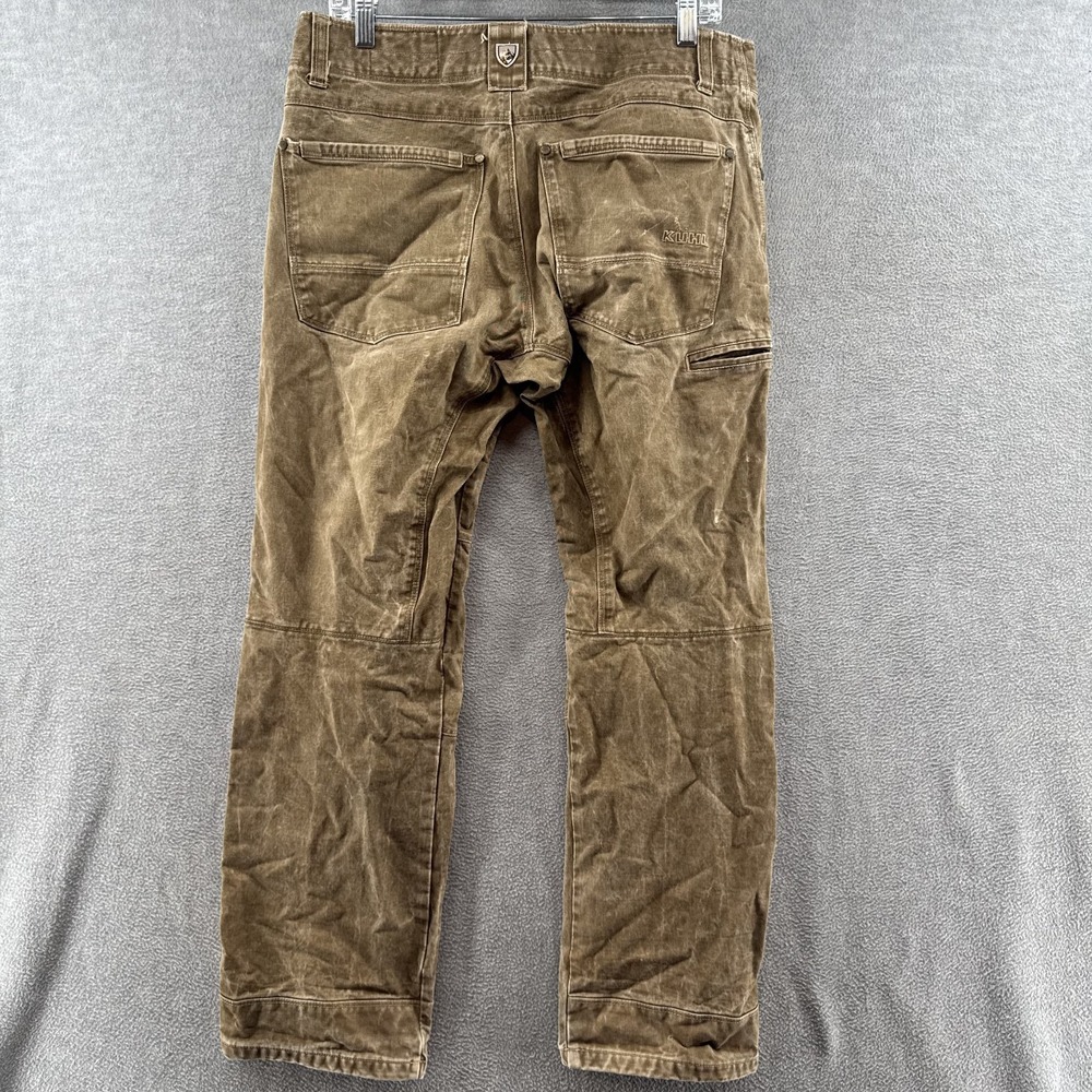 Kuhl Free Rydr Pants Mens 32X30 Brown Vintage Patina Dye Canvas Outdoor Cotton - Picture 2 of 9